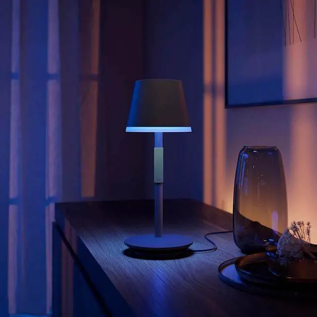 Alt view image 6 of 6 - Hue 576454 Philips Go Black Portable Table Lamp
