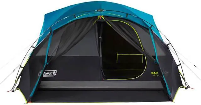 Alt view image 2 of 5 - Coleman 2000038052 Carlsbad 4-Person Dark Room Fast Pitch Camping Tent