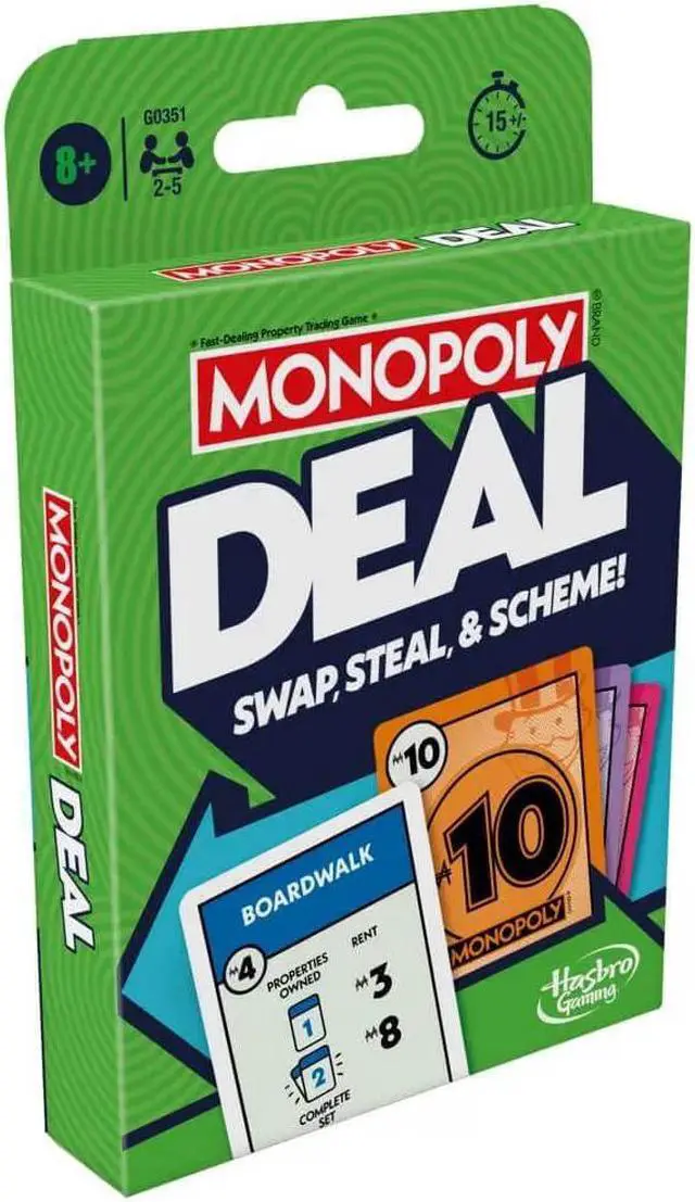 Main image of Hasbro G0351 Monopoly Deal Card Game