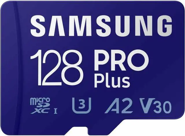 Main image of SAMSUNG PRO Plus 128GB microSDXC Flash Card w/ Adapter Model MB-MD128SA/AM