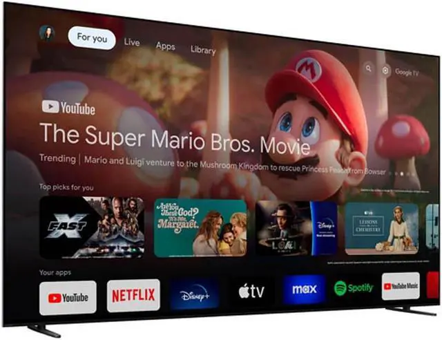 Alt view image 2 of 7 - Sony K77XR80B 77 inch Class BRAVIA 8 OLED 4K HDR Google Smart TV