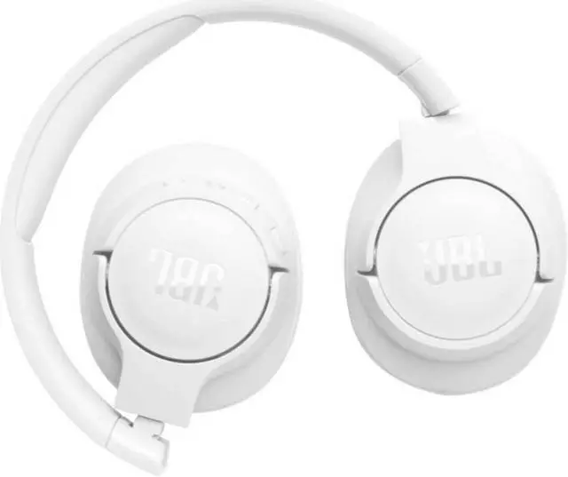 Alt view image 4 of 12 - JBL T720BTWHT Tune 720BT Over the Ear Headphones - White