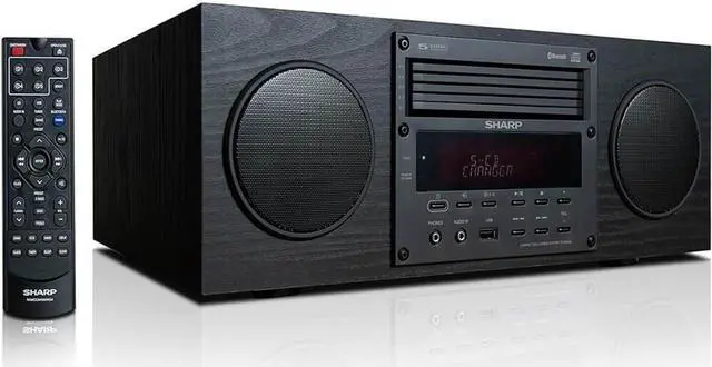 Alt view image 2 of 4 - Sharp CDBH350 Micro Audio Component Stereo System with 5 CD Changer
