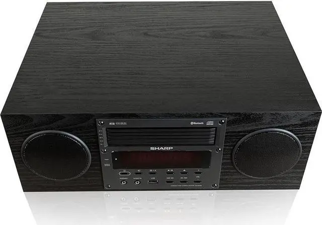 Alt view image 4 of 4 - Sharp CDBH350 Micro Audio Component Stereo System with 5 CD Changer