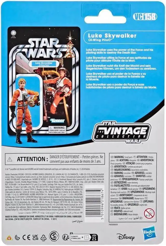 Alt view image 3 of 7 - Hasbro F9788 3.75 inch Star Wars The Vintage Collection Luke Skywalker Action Figure