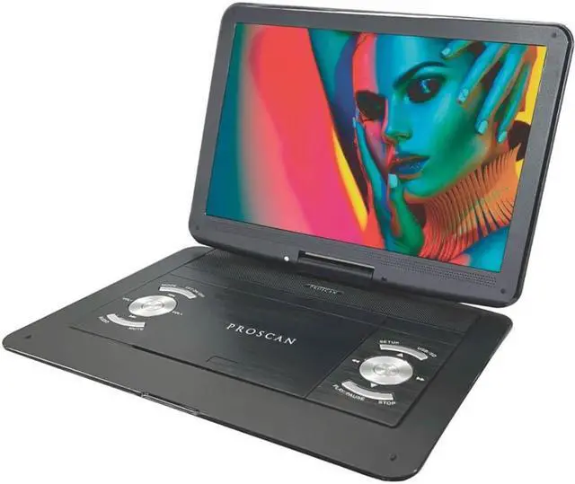 Alt view image 2 of 6 - Proscan PDVD1332 13.3 inch Portable DVD Player - Black