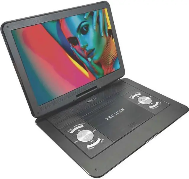 Alt view image 3 of 6 - Proscan PDVD1332 13.3 inch Portable DVD Player - Black