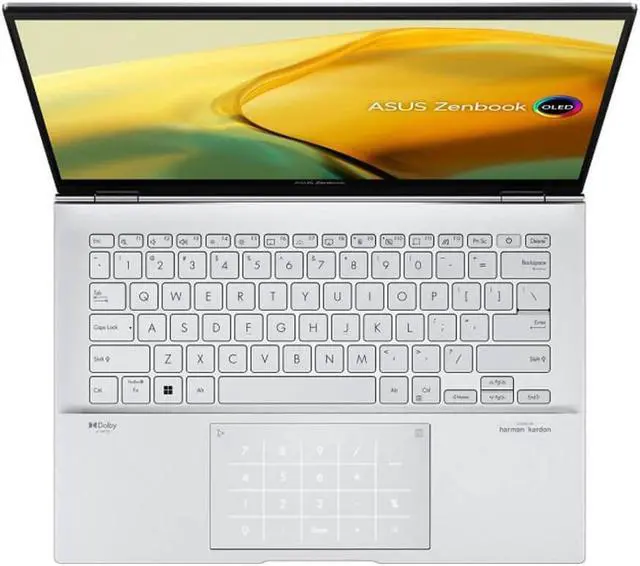 Alt view image 2 of 20 - Asus UX3402VAGH95 14 inch Zenbook Laptop - Intel Core i9-13900H - 16GB/1TB - Foggy Silver