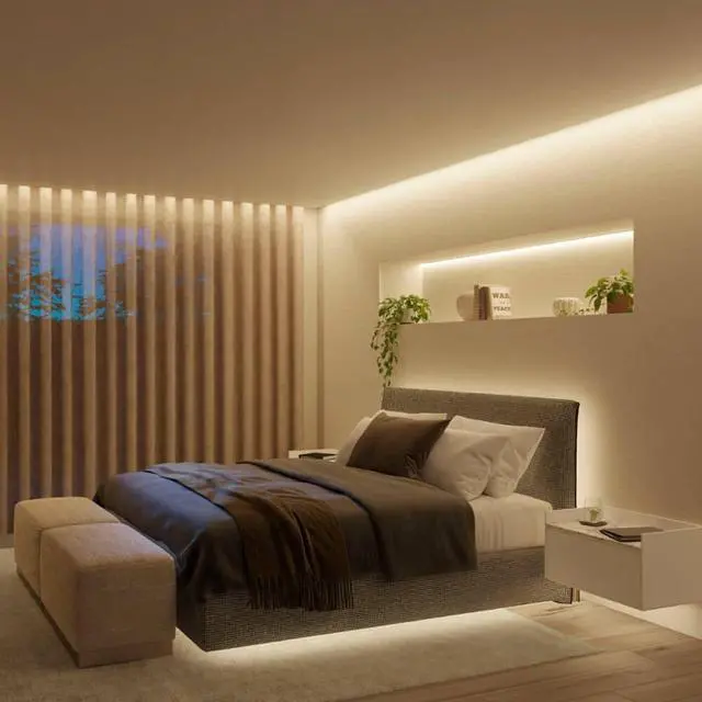 Alt view image 7 of 7 - Hue 589903 Solo White and Color Ambiance Lightstrip - 16.4 Ft