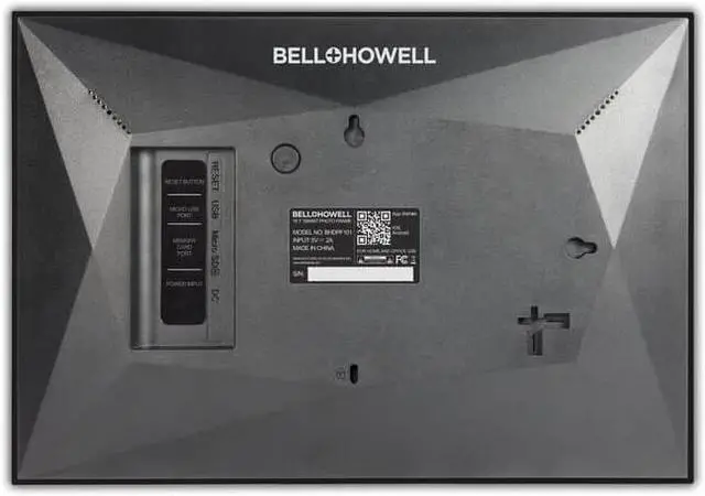 Alt view image 5 of 7 - Bell & Howell BHDPF101BK 10.1 inch Smart Photo Frame with Frameo - Black