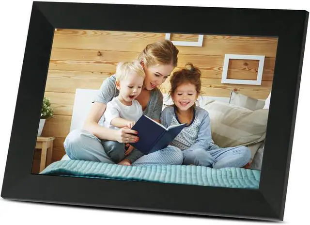 Alt view image 2 of 7 - Bell & Howell BHDPF101BK 10.1 inch Smart Photo Frame with Frameo - Black