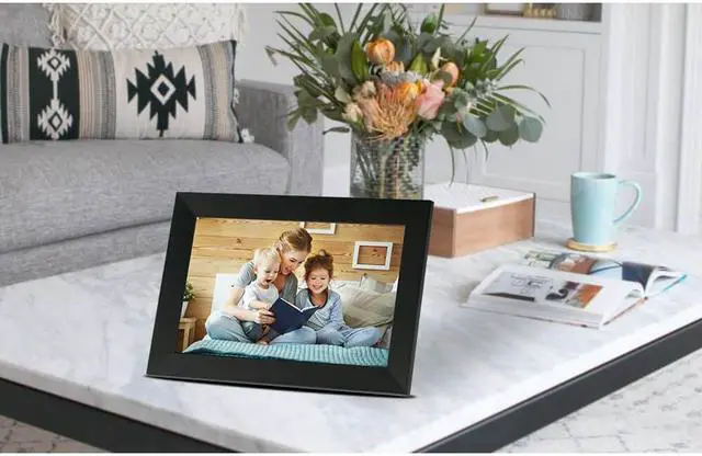 Alt view image 6 of 7 - Bell & Howell BHDPF101BK 10.1 inch Smart Photo Frame with Frameo - Black