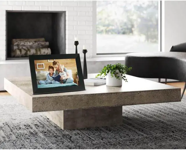 Alt view image 7 of 7 - Bell & Howell BHDPF101BK 10.1 inch Smart Photo Frame with Frameo - Black