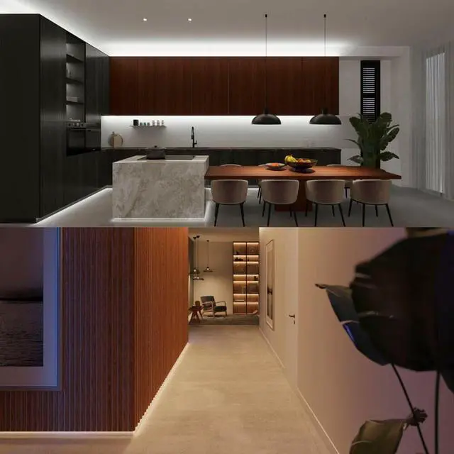 Alt view image 7 of 7 - Hue 589937 Solo White and Color Ambiance Lightstrip - 33 Ft