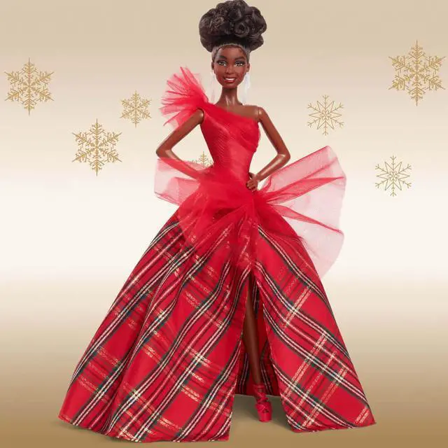 Alt view image 6 of 7 - Mattel HRM66 Barbie Signature 2024 Holiday Doll - Brunette