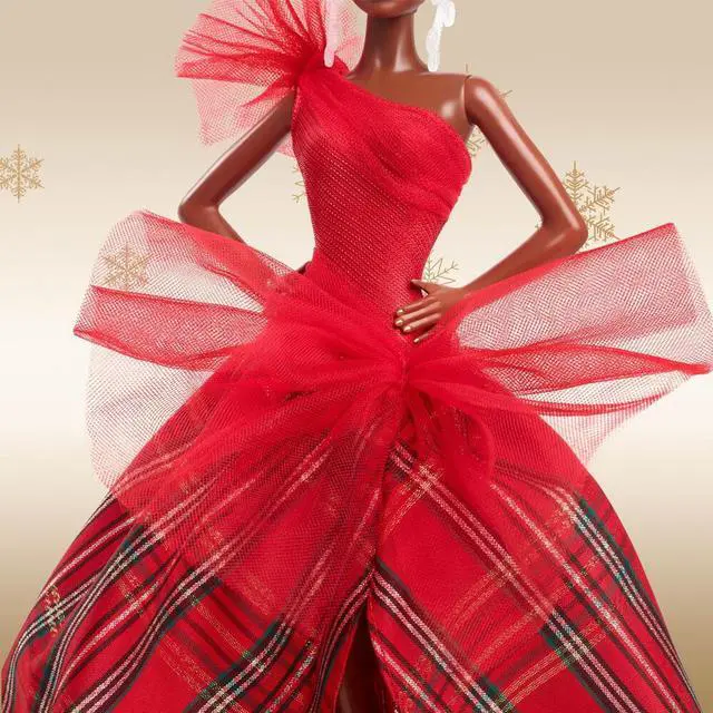 Alt view image 4 of 7 - Mattel HRM66 Barbie Signature 2024 Holiday Doll - Brunette
