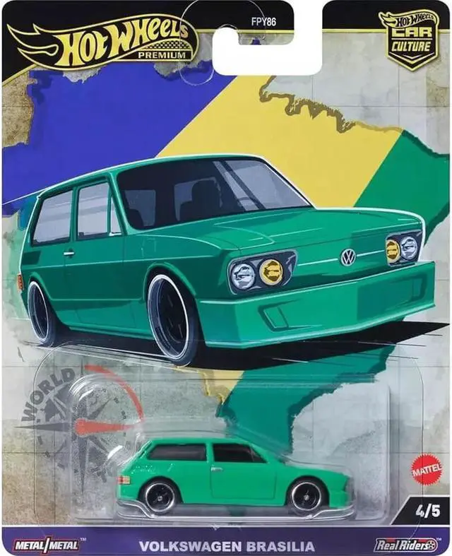 Main image of Mattel HRV82 Hot Wheels Car Culture World Tour - Volkswagen Brasilia
