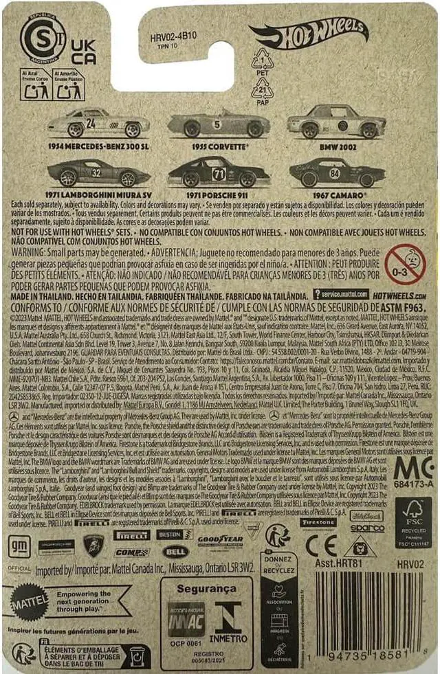 Alt view image 2 of 2 - Mattel HRV02 Hot Wheels Vintage Racing Club Car - BMW 2002