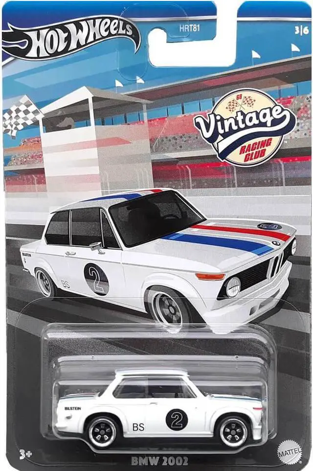 Main image of Mattel HRV02 Hot Wheels Vintage Racing Club Car - BMW 2002