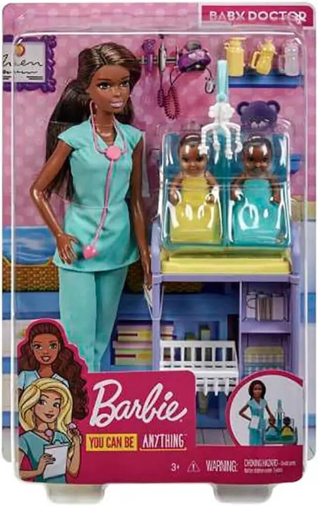 Alt view image 5 of 6 - Mattel GKH24 Barbie Careers Baby Doctor Playset