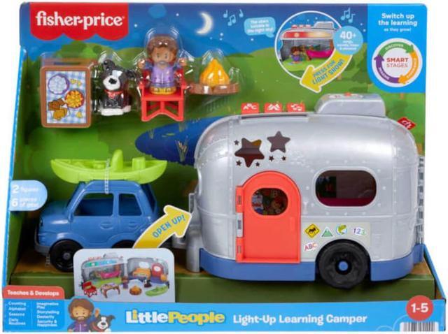 Alt view image 6 of 6 - Fisher-Price HGP71 Little People Light-Up Learning Camper Electronic Toy RV Playset