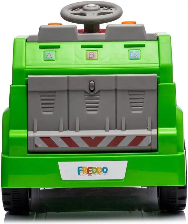 Alt view image 3 of 7 - Freddo Dump Truck 1 Seater Ride-On Vehicle