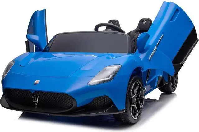 Alt view image 2 of 5 - Freddo 4x4 Maserati Mc20 2 Seater Ride-On Vehicle - Blue