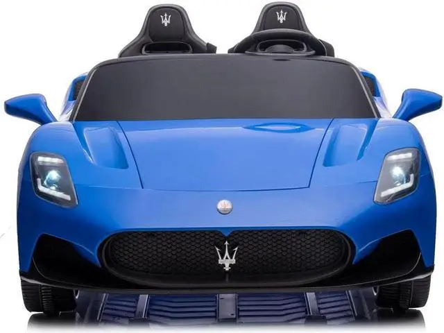 Alt view image 3 of 5 - Freddo 4x4 Maserati Mc20 2 Seater Ride-On Vehicle - Blue