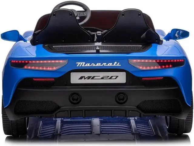 Alt view image 5 of 5 - Freddo 4x4 Maserati Mc20 2 Seater Ride-On Vehicle - Blue