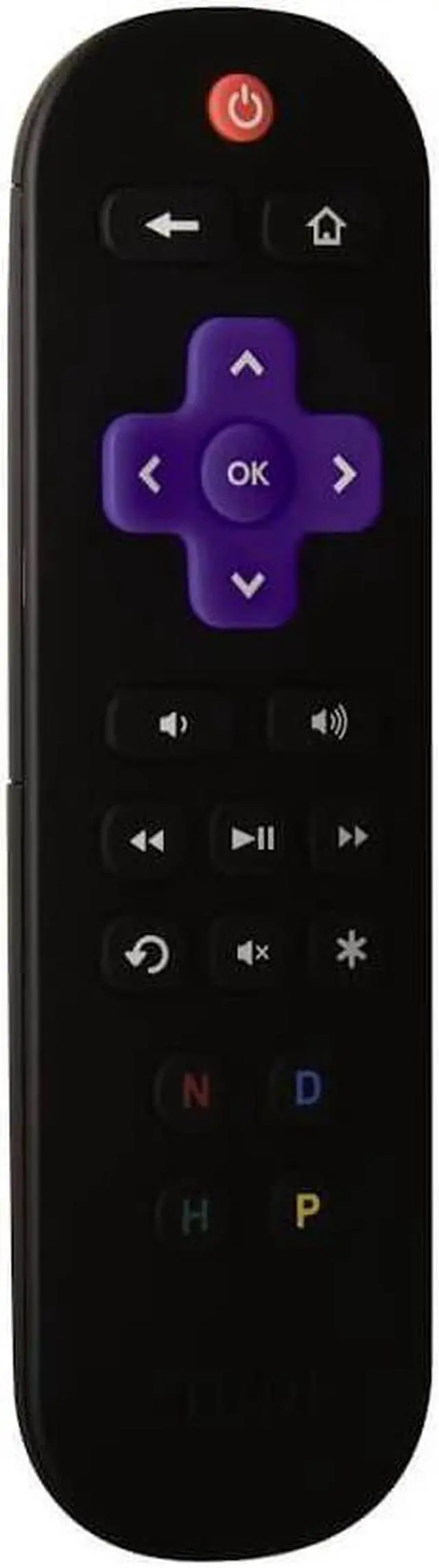 Alt view image 4 of 4 - RCA RCR18B Replacement Remote for Roku TVs