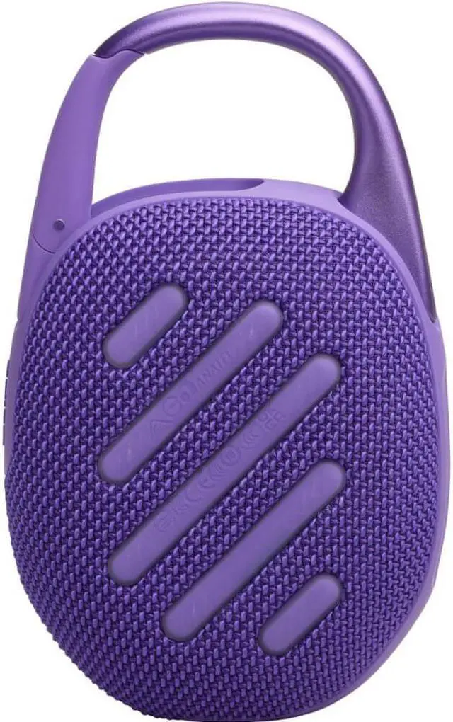 Alt view image 3 of 15 - JBL CLIP5PUR Clip 5 Portable Bluetooth Speaker - Purple