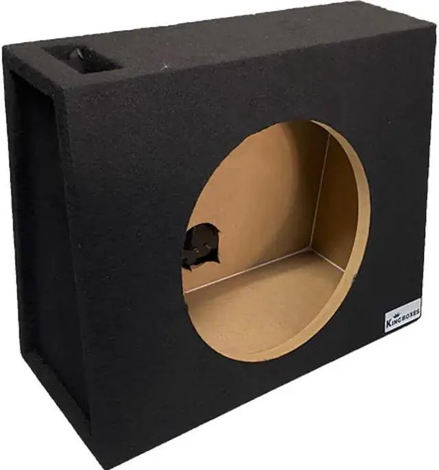 Main image of King Boxes AKT112 12 inch Single Ported Wedge Style Truck Speaker Box