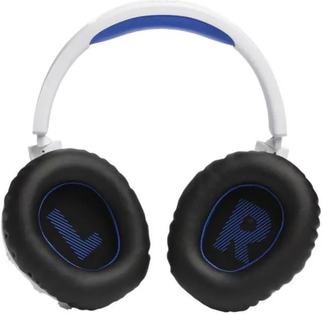 Alt view image 5 of 14 - JBL Q360PWLWHTBL Quantum 360P Over the Ear Gaming Headset - White/Blue