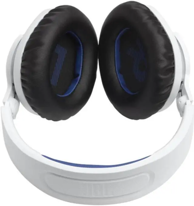 Alt view image 4 of 14 - JBL Q360PWLWHTBL Quantum 360P Over the Ear Gaming Headset - White/Blue
