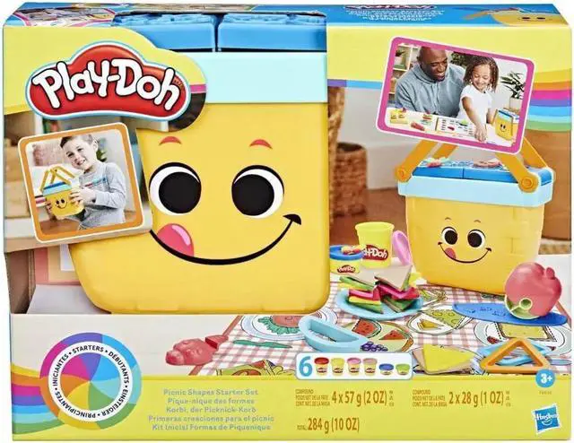 Alt view image 2 of 7 - Hasbro F6916 Play-Doh Picnic Shapes Starter Set