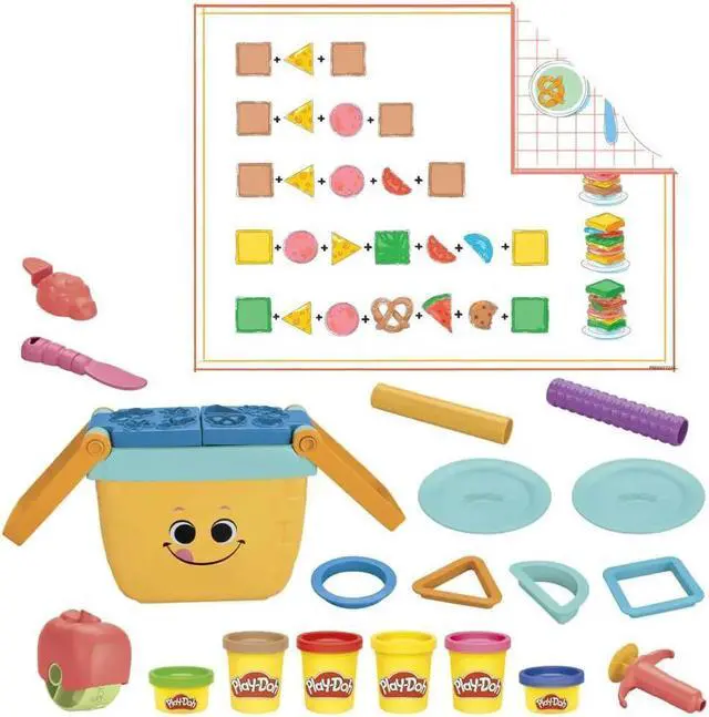 Main image of Hasbro F6916 Play-Doh Picnic Shapes Starter Set