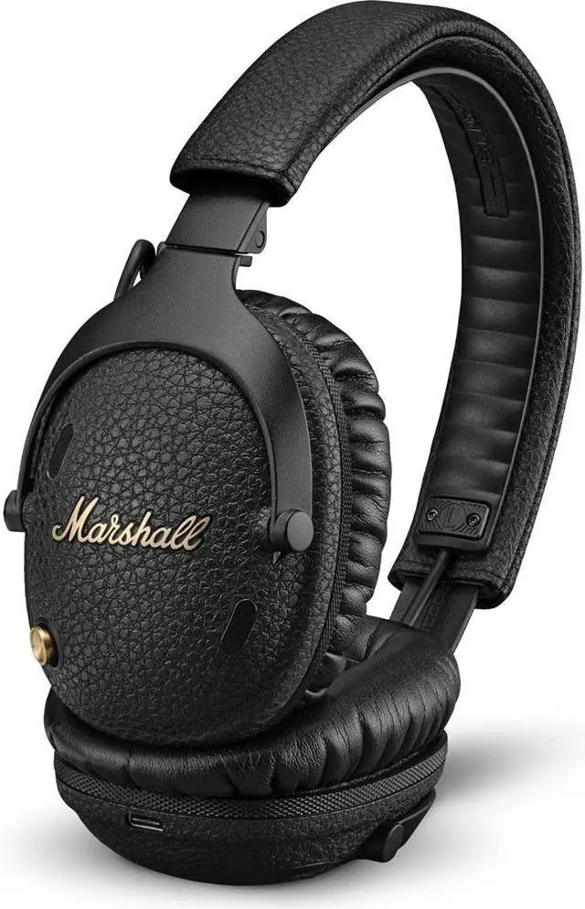 Alt view image 2 of 7 - Marshall MONITOR3ANCB Monitor III Noise Canceling Over-Ear Bluetooth Headphones