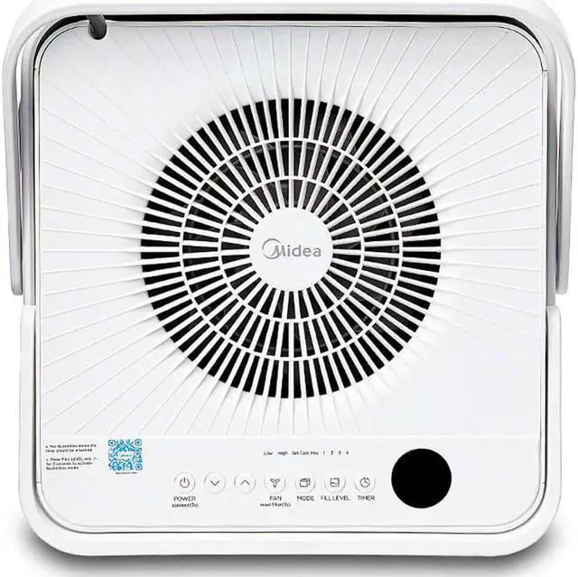 Alt view image 6 of 8 - Midea MAD35S1QWT 35 Pint Cube Dehumidifier - White