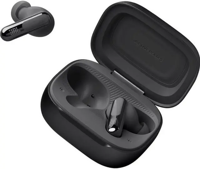 Alt view image 3 of 14 - JBL LIVEBEAM3BLK Live Beam 3 True Wireless Noise Cancelling Earbuds w/ Smartcase - Black