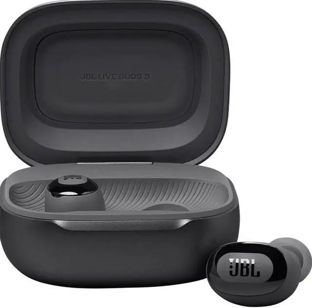 Alt view image 4 of 14 - JBL LIVEBUDS3BLK Live Buds 3 True Wireless Noise Cancelling Earbuds w/ Smartcase - Black
