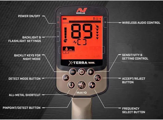 Alt view image 2 of 12 - Minelab XTERRAELITE X-Terra Elite Metal Detector