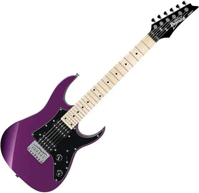 Alt view image 3 of 3 - Ibanez GRGM21MMPL Gio Mikro 6 String Electric Guitar - Metallic Purple