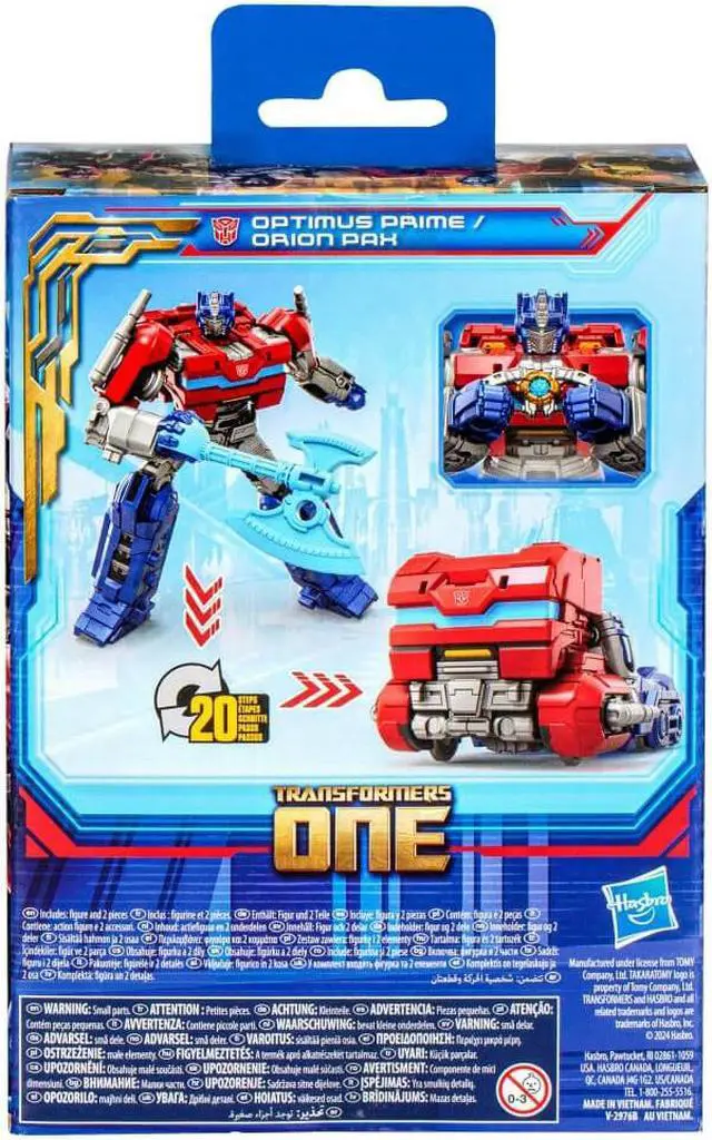 Alt view image 4 of 4 - Hasbro F8691 5 inch Transformers One Prime Changer Optimus Prime Orion Pax Action Figure