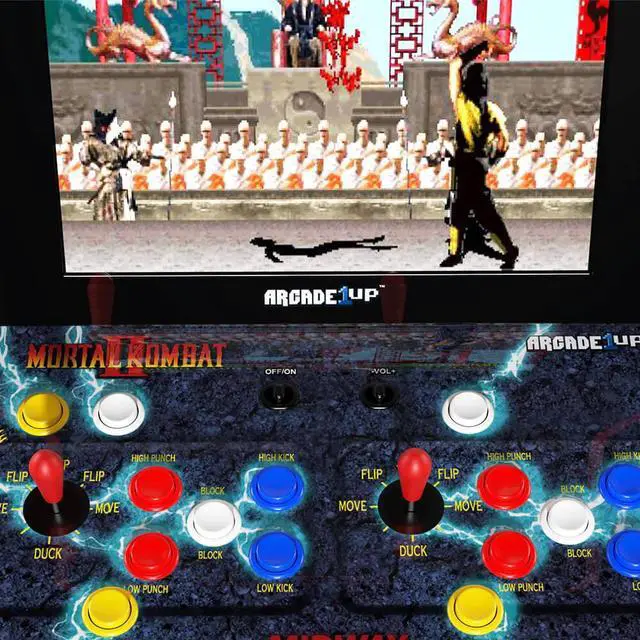 Alt view image 3 of 4 - Arcade1up ARCUMKBA3037 Mortal Kombat II Deluxe Edition Arcade Machine