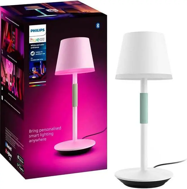 Main image of Hue 576447 Philips Go White Portable Table Lamp