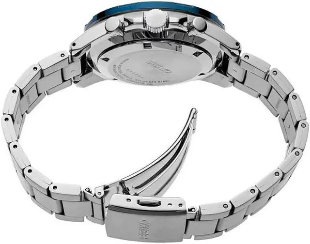 Alt view image 2 of 3 - Seiko SSB321 Mens SSB Essentials Series Chronograph Watch - Silver/Black Dial