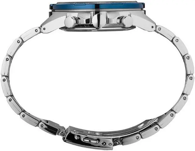 Alt view image 3 of 3 - Seiko SSB321 Mens SSB Essentials Series Chronograph Watch - Silver/Black Dial