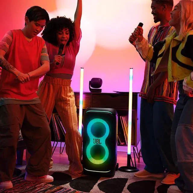 Alt view image 5 of 14 - JBL PLSTICK PartyLight Stick Smart Light
