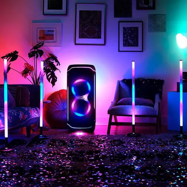 Alt view image 7 of 14 - JBL PLSTICK PartyLight Stick Smart Light
