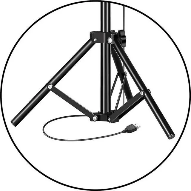 Alt view image 5 of 7 - Supersonic SC2310SRH 10 inch Heart Shaped Selfie Ring Light